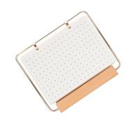 Rebellious Broche de gran capacidad Pin Tablero de fieltro 6 lados insignia botón pantalla Paneles para coleccionistas mujeres organizador de pendientes esmalte Pin Display, talla única, como se