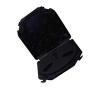 Rebellious Caja de almacenamiento de bobinas de casete de 7 pulgadas con sujeción segura para audífonos y bobinas vacías Accesorios de bobinas de casete amigables para viajes