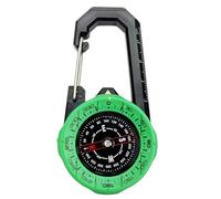 Rebellious Carabiner impermeable Compasses portátil al aire libre manual del director deportivo pequeño brújula de bolsillo accesorios de mochila portátil deportes al aire libre guía direccional