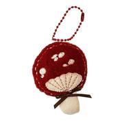 Rebellious Conejo de peluche joyas bolsa de setas encanto llavero para el encanto de sus pertenencias que son excelentes para decoración y joyas de hongos de donación, Red Mushroom Pendant, Talla