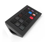 Rebellious Consolas de control en vivo, 15 teclas macro programables, pantalla LCD, teclados de teclado para flujos de trabajo sin fisuras, botón programable