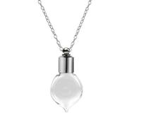 Rebellious Fuerte botella de vidrio sellado colgante evento captura botella de vidrio collar colgante hermoso collar encantador para mujeres collar de moda colgante
