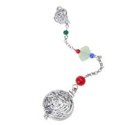 Rebellious Joyero vintage estilo chino tradicional Qipao colgante llavero adorno bolsa contenedor, talla única, Acero aleado