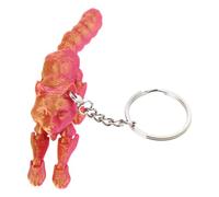 Rebellious Llavero de lobo impreso en 3D con diseños realistas y múltiples articulaciones, accesorios para amantes de los animales y, 5, Talla única