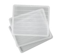 Rebellious Maletín de almacenamiento transparente para teclas mecánicas organizador con compartimentos graduados perfecto para múltiples conjuntos y uso en viajes. Organizador transparente de tapas de