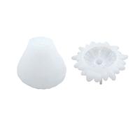 Rebellious Molde de resina de vidrio vintage con tapa, molde de silicona de fresa para fundición epoxi, joyas DIY, recipiente para bebeet