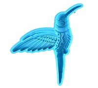Rebellious Molde de silicona de forma epoxi de cristal para colgante Colibrí Forma Espejo Artesanía Forma de Silicona Forma de Joyería Fabricación de Fábrica