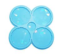 Rebellious Moldes de bandeja para manteles individuales, moldes para posavasos de silicona, moldes de resina epoxi para fundición de bricolaje, decoración del hogar