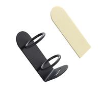 Rebellious Organizador de baño montado en la pared, estante de almacenamiento moderno de hierro inoxidable para cepillo de dientes eléctrico, accesorios para maquinilla de afeitar que ahorra espacio