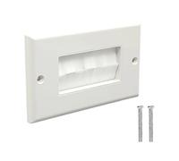 Rebellious Panel resistente a la llama Cepillos placa pasacables para instalación en casa - Placa de gestión de cables