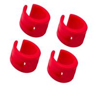 Rebellious Protector de horquilla de bicicleta y protector de puntal de cadena, durabilidad para absorción de impactos, reducción de ruido y seguridad del marco, anillos de goma, protección de cadena