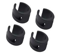 Rebellious Protector de horquilla de bicicleta y protector de puntal de cadena, durabilidad para absorción de impactos, reducción de ruido y seguridad del marco, anillos de goma, protección de cadena