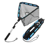 Rebellious Red de pesca flotante compacta con malla de durabilidad retráctil para pesca de agua de profundidad de río de mar