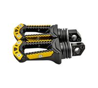 Rebellious Reposapiés de aluminio antideslizante Diseño ergonómico con herramientas de montaje rápido para pasajero y comodidad. Fácil instalación de piezas de motocicleta