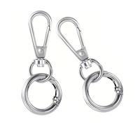 Rebellious Swivels Snaps Ganchos Con Llaveros Metal Flotantes Cierres De Garra De Hummeral Para Llavero Clip Lanyard Joyería Artesanía Metal Snap Ganchos Y Llaveros