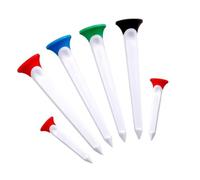 Rebellious Tees de golf Step Down de plástico con simulador de baja fricción, soporte para pelotas de entrenamiento, herramienta de ejercicio profesional, simulador de baja fricción