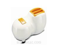 REBER 9250BG RALLADOR ELÉCTRICO BLANCO/AMARILLO