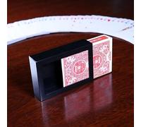 Rebetomo Deluxe Vanishing Card Box Magic Tricks Deck Disappearing Card Case Magic Close Up Illusions Gimmicks Mentalism Props
