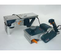 Rebir Cepillador Eléctrico 2 en 1 - Rallador - Cepillador de viga - Cepilla de carpintero 2250 W - Metal y plástico - Herramienta de Planificación Industrial