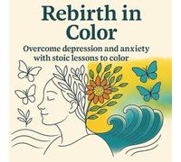 Rebirth in Color: Adult Coloring Book: Overcome Depression with Lessons from Stoicism (Renascer em cores)