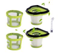 Rebirthcare 2 piezas 1987N Filtro para Bissell Pet Hair Eraser 1782 17823 1987N Aspiradora de Mano Filtro de Repuesto Aspiradora Filtro Repuestos Accesorios，Reemplazar # 1608653 & 1608654