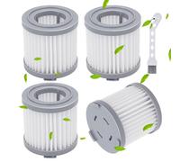 Rebirthcare 4 piezas filtros para aspiradora LEXY JIMMY C53T JV51 M52 CJ53 CB100 PD506 filtros de repuesto para Delonghi XLM353.ADC/ XLM355.ADC/ XLM403.GDC, XLM407.WRG/ XLM408.DGG/ XLM409.TDC