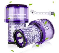 Rebirthcare V12 Filtro para Dyson V12 Detect Slim Absolute Extra Pro Plus Motorhead Complete Total Clean Aspiradora 2 Piezas Hepa Filtros Recambios Accesorios Sustituye No.DY-971517-01