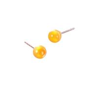 REBNGXIE Earrings for Women Pendientes para Mujeres y Niñas, Aretes con Forma De Ojo De Gato Amarillo, Aretes Colgantes Redondos, Aretes Tipo Botón para Fiesta, Adornos, Joyas para Adolescentes, F