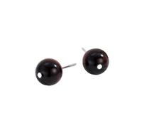 REBNGXIE Earrings for Women Pendientes Redondos con Forma De Gota, Aretes De Piedra De Ojo De Tigre y Sándalo, Aretes Tipo Botón, Aretes De Gancho Hipoalergénicos, Aretes De Joyería Retro para F