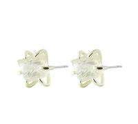 REBNGXIE Pendientes Colgantes Piedra Pendientes De Piedra De Cuarzo Limón Natural, Pendientes Colgantes De Forma Irregular, Pendientes De Botón, Pendientes Hipoalergénicos, Pendientes De Joyería