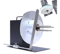 Rebobinador automático de etiquetas, 185 mm, velocidad ajustable, sincronizado con impresora, rebobinado bidireccional para núcleo de 1 a 3 pulgadas