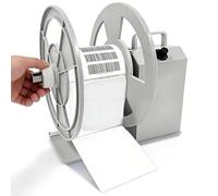 Rebobinador automático de etiquetas, ancho 120 mm y diámetro 230 mm, velocidad de rebobinado: 1-10 pulgadas/segundo, rebobinado hacia adelante y hacia atrás, sincronización automática
