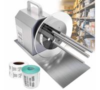 Rebobinador Automático De Etiquetas, Rebobinador Eléctrico De Etiquetas Con Tubos De Papel De 1-1,5 Pulgadas, Velocidad Ajustable Y Rebobinado Bidireccional, Sincronización Automática, Para Logística