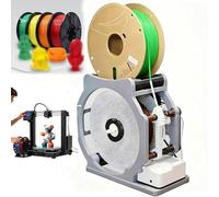 Rebobinador automático de filamentos 3D, rebobinador de carrete eléctrico con arranque y parada inteligentes, capacidad de carrete de 1 kg, para entusiastas de la impresión 3D, soldadores