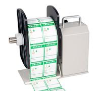 Rebobinador de etiquetas completamente automático, rebobinador de etiquetas externo con impresora de códigos de barras adecuado para etiquetas colgantes y etiquetas de cuidado, 8 pulgadas/s