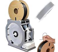 Rebobinador de filamento con inicio/parada automática,Enrollador de carrete eléctrico multiusos for impresoras 3D,Alambre de soldadura,Hilo e hilo,Soporta diámetro ≤4 mm con carrete vacío