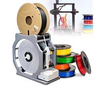 Rebobinador eléctrico de filamento para impresora 3D con tensión ajustable, máquina de bobinado automático para bobinas de filamento de 1 kg