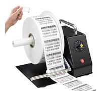 Rebobinadora automática de etiquetas con velocidad ajustable para una gestión eficiente de calcomanías, ideal para la organización de tiendas y almacenes