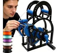 Rebobinadora Industrial De Filamento 3D, Rebobinadora De Bobinas De Filamento Manual Y Motorizada Para Bobinas De 1 Kg, Rebobinado Limpio Sin Enredos, Control Inteligente De La Tensión, Para PLA/PETG