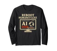 RebootHumanity.exe - AI Earth Reboot inteligencia artificial Manga Larga