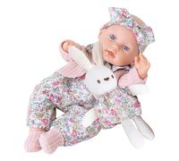 Reborn Doll, Baby Doll, Real Life Full Body12 Inch Washable Soft Toy with Gentle Sleeping Face, Cute Companion for Role Play, Nursery, Bedroom, Kids, Birthday, Christmas Pink Outfit