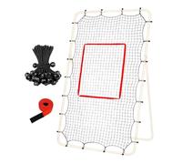 Rebotador de Voleibol - Entrenador de malla ajustable de 1.5 pulgadas | Red Rebotadora para Estructura de 22,6 m con 28 Cuerdas Elásticas - Para niños adultos principiantes béisbol fútbol hockey tenis
