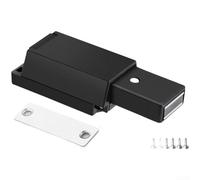 Rebotador invisible resistente para abrir armarios y armarios con fuerte fuerza magnética y montaje oculto para un aspecto sin costuras (A)