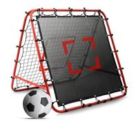 Reboteador para fútbol y niños, red de rebote para voleibol, red ajustable, red de entrenamiento de fútbol, red de rebote con objetivo Kickback para niños, fútbol, entrenamiento, porterías