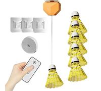 Rebound Bádminton, Control remoto Bádminton Training Kit, Single-Player Rebound Trainer, Bádminton Training Kit, Portable Rebound Badminton Trainer, Bádminton Practice Trainer, Bádminton Practice