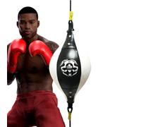 Rebound Speed Bag, Training Ball, Heavy Duty Boxing Practice Bag, 10 pulgadas Punching Ball with Elastic Cord, PU Leather Boxing Equipment with Reinforced Stitching, Fitness Workout Gear