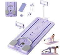 ReboundRoller - Tabla de entrenamiento automática con soporte para el codo, tabla reformadora de pilates para equipo de entrenamiento en casa (morado)