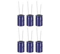 Rebower 6 condensadores no polarizados de 1,5 uf de 100 V para altavoz azul | Condensador divisor de frecuencia de audio para amplificador de coche, tweeter y proyectos de audio, 2,16 cm x 1,30 cm