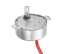 Rebower Giratoria Placa Sincrónico Motor 50-60Hz 12 VAC CW 4W (5-6RPM) Eléctrico Motor Tocadiscos Motor para Copa Giratoria Eléctrico Ventilador