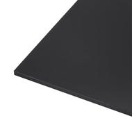 Rebower Hoja De Plástico HDPE 152 X 152 X 3mm Tabla De Corte De Polietileno De Alta Densidad Bloque Sólido Negro [Para Uso Marino Bricolaje Suelo Del Hogar]